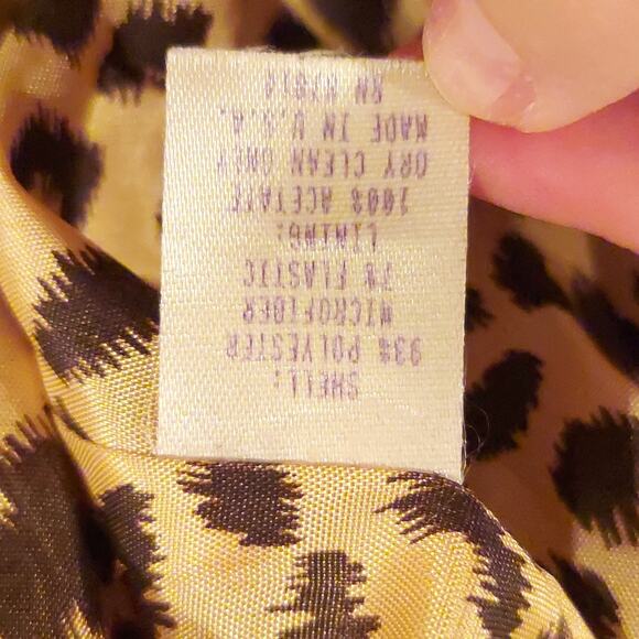 Vtg Cache Blazer Size 2 Brown Zip Front Bishop Collar Pockets Office Career - Picture 8 of 8